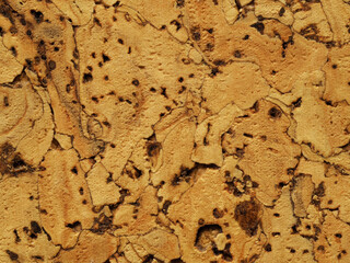Big up the background and the surface texture of cork Board wood, a natural product of industrial