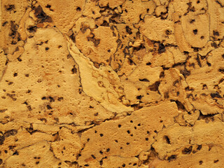 Big up the background and the surface texture of cork Board wood, a natural product of industrial