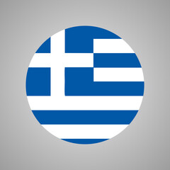 Vector of Grecee flag, Grecee flag vector illustration.