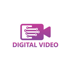 Digital camera video logo template design
