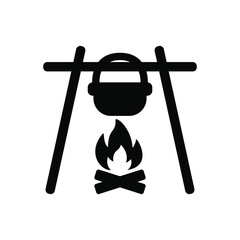 Outdoor cooking icon