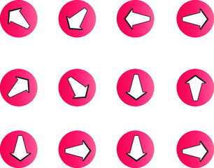 Vector Arrow Series: Up, Down, Left, Right