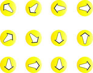 Vector Arrow Series: Up, Down, Left, Right
