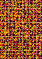 Abstract Geometric Pattern generative computational art illustration