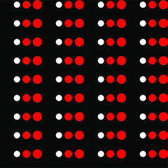 seamless pattern with red dots