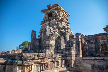 Naklejka premium Sanchi Stupa is a Buddhist complex, famous for its Great Stupa, on a hilltop at Sanchi Town in Raisen District of the State of Madhya Pradesh, India. it is UNESCO World Heritage Site. 