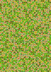 Abstract Geometric Pattern generative computational art illustration