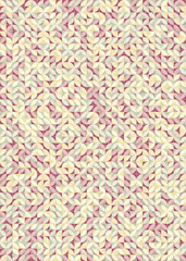 Abstract Geometric Pattern generative computational art illustration