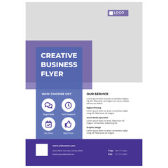 Modern style flyer template A4 size with bleeds high resolution vector compatible with your business, corporate flyer, business flyer, brochure template, leaflet template, promotion flyer