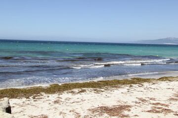 Los Lances Beach - on the Atlantic Ocean coast in Tarifa.