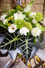 nice bouquet in the hands