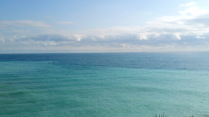 Fototapeta na wymiar Beautiful horizon with the sea in calm