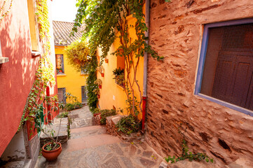 Fototapeta na wymiar Village de Collioure dans le sud de la France.