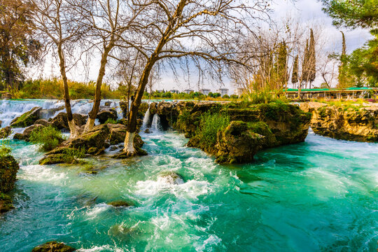 Arsus Waterfall view in Turkey