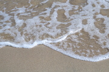waves on the beach