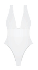 White swim suit. vector illustration