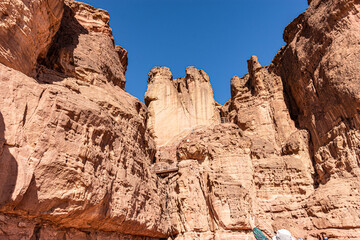 Fototapeta premium Solomon pillars in the Timna valley in Israel
