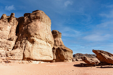 Solomon pillars in the Timna valley in Israel