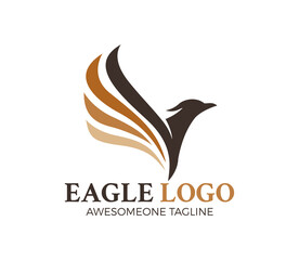 Obraz premium eagle logo design, vector, icon, symbol, template