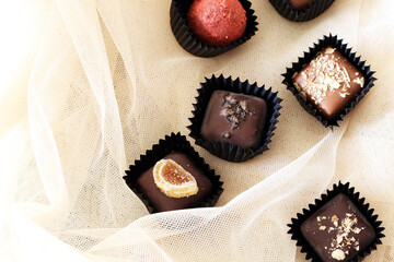 delicious expensive sweet chocolate candies