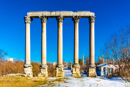 The Temple of Tyche, Diokaesareia ( Uzuncaburc ) Ancient City