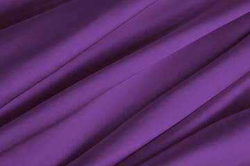 シルクのドレープ　紫