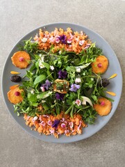 assiette végétale
