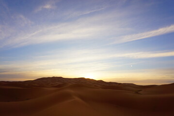 Fototapeta na wymiar モロッコの美しいサハラ砂漠