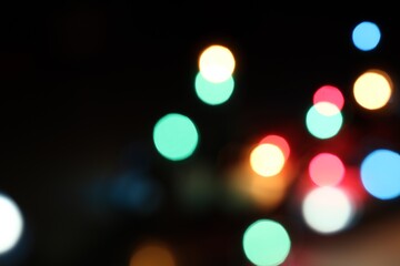 abstract bokeh christmas colourful lights
