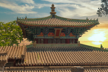 Fototapeta na wymiar Shaolin is a Buddhist monastery in central China.