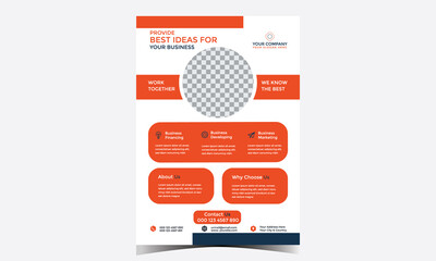 corporate business flyer design template for your business