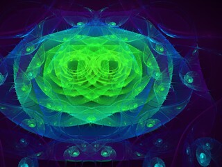 Imaginatory fractal background Image