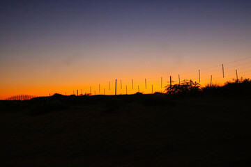 Obraz premium sunset in the mountains