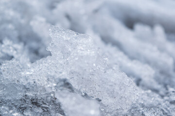 Ice close up