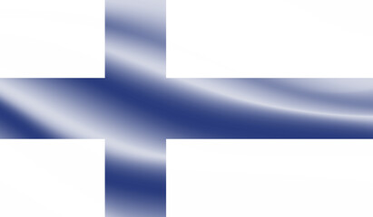 Obraz premium Finland grunge, old, scratched style flag