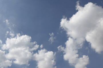 blue sky with clouds