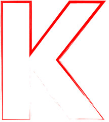 alphabet letter k