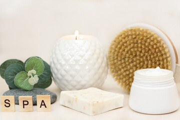 skin cleansers, candle