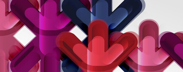 Abstract glossy crosses background for business or technology presentations, internet posters or web brochure covers