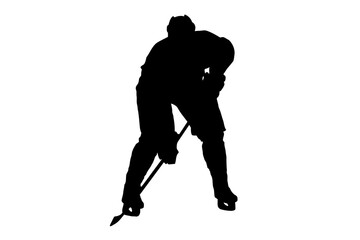 hockey player silhouette