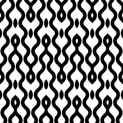 Design seamless monochrome zigzag pattern