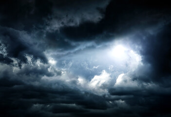 Cloudscape with a Light