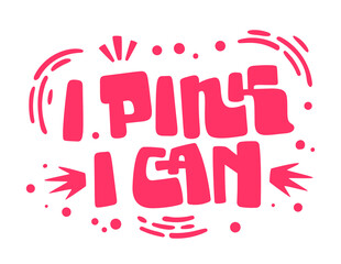 Give cancer the boot - modern hand lettering phrase. Breast cancer awareness month symbol.