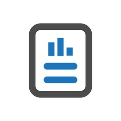 Clipboard graphs icon