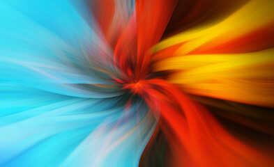 Digital Illustration Vibrant Abstract Background