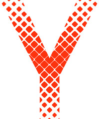 y letter typography logo design vector
