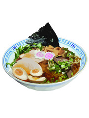 Ramen Soup Bowl Vector