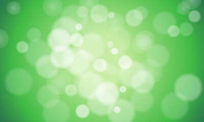 5月の新緑イメージのボケの背景ベクターイラスト(コピースペース、バナー)