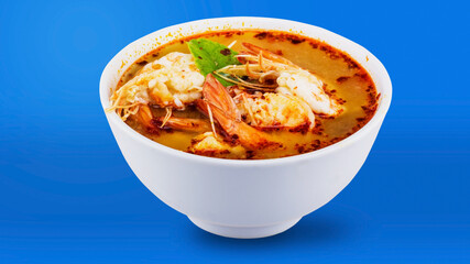 Tom yam kung cup tasty food