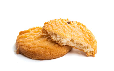 butter cookies isolated